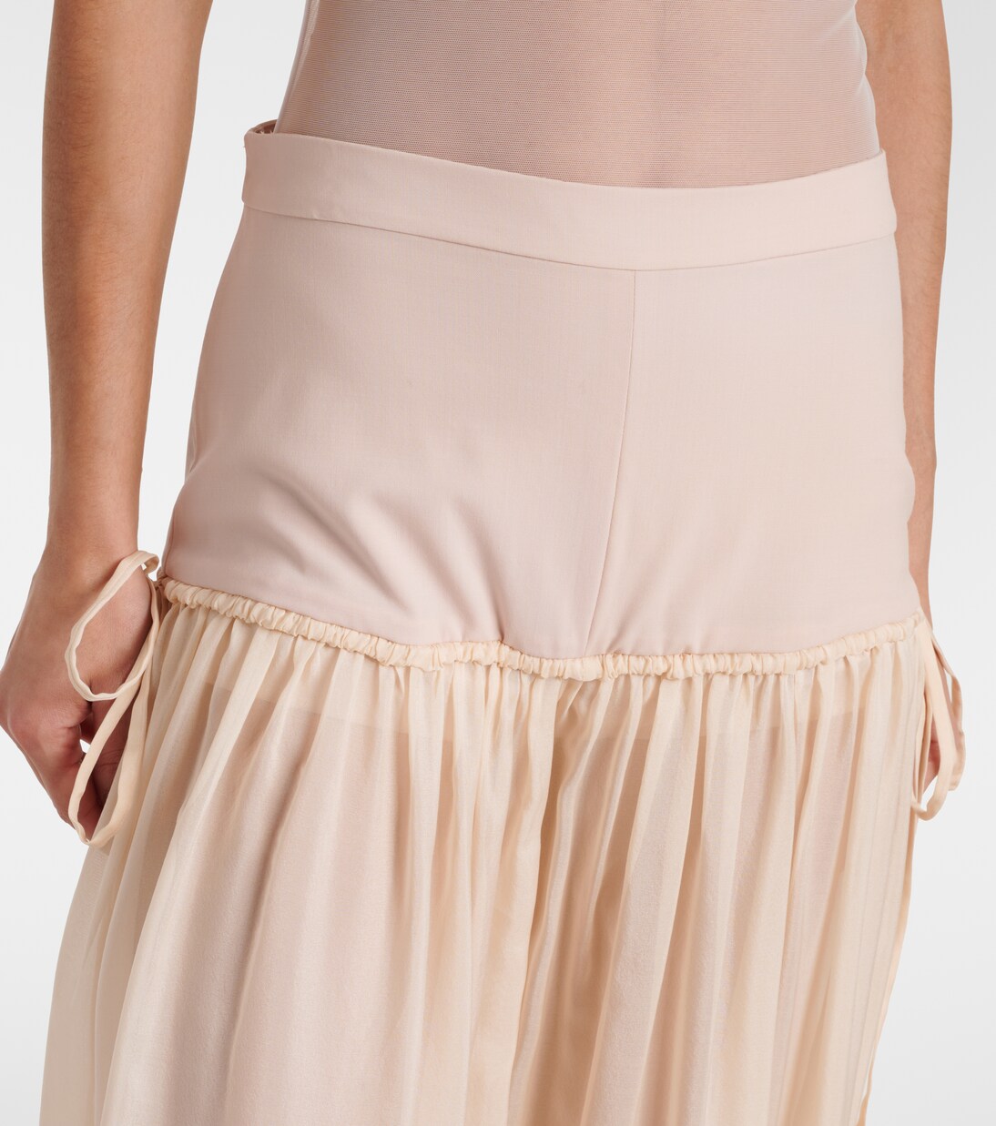 Weite Mid-Rise-Hose | Nensi Dojaka