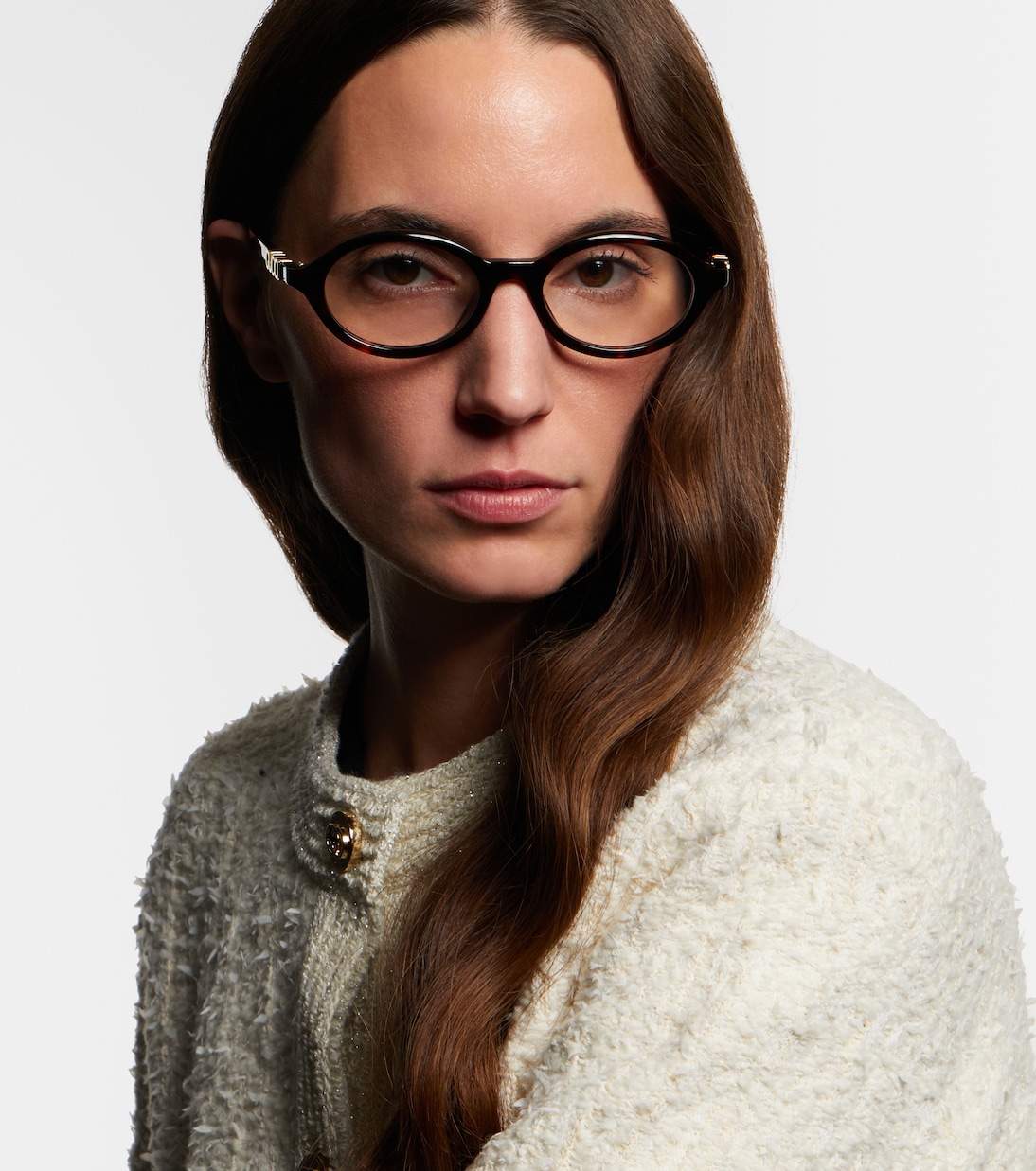 Signoria oval glasses | Gucci