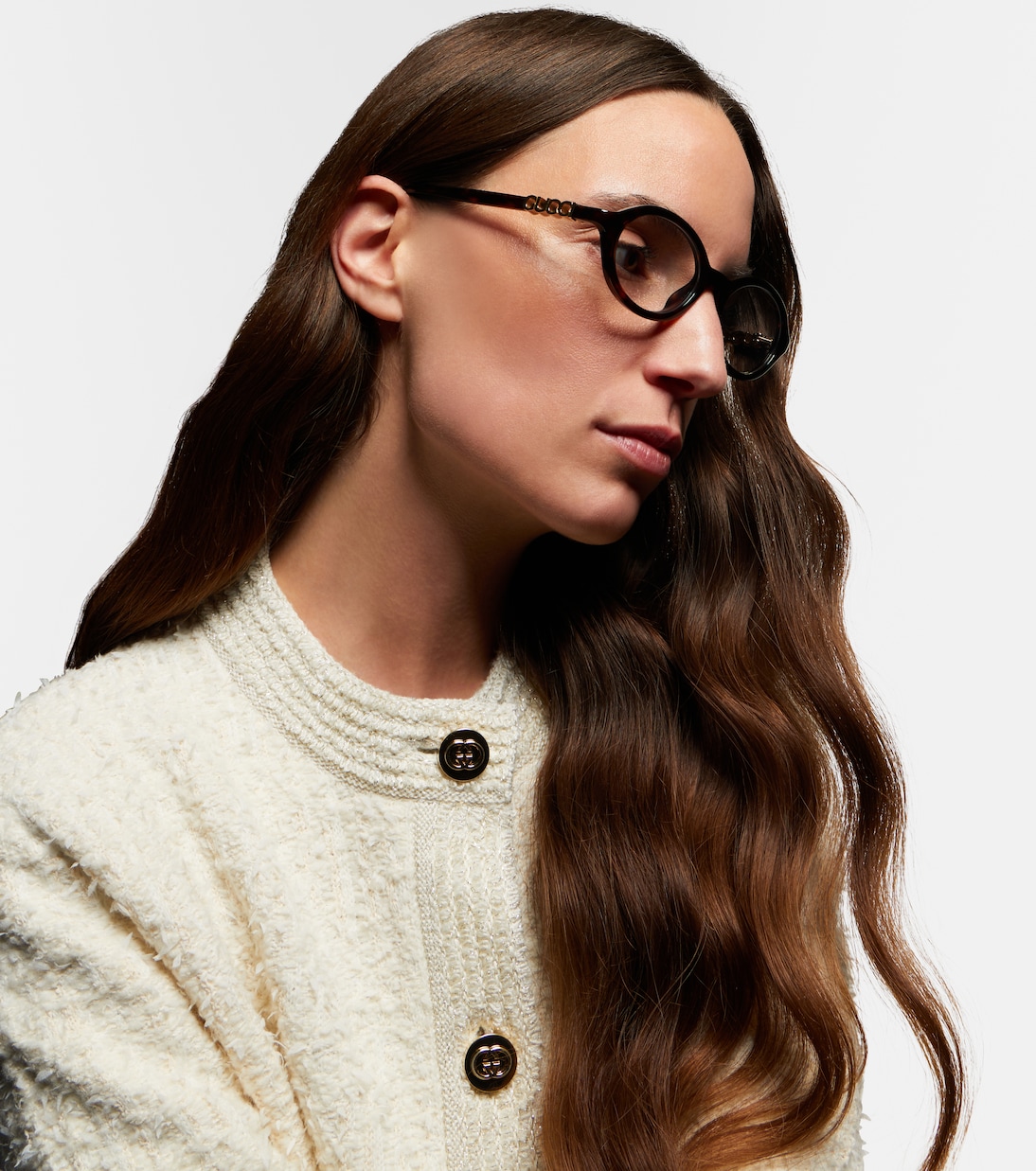 Signoria oval glasses | Gucci