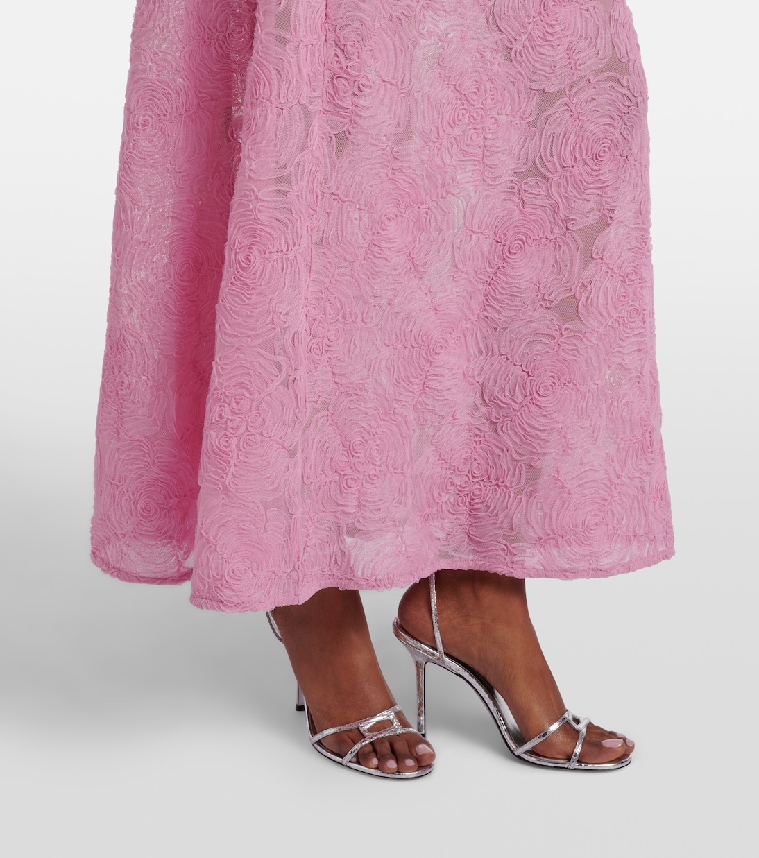 Maxikleid aus Mesh | Rotate