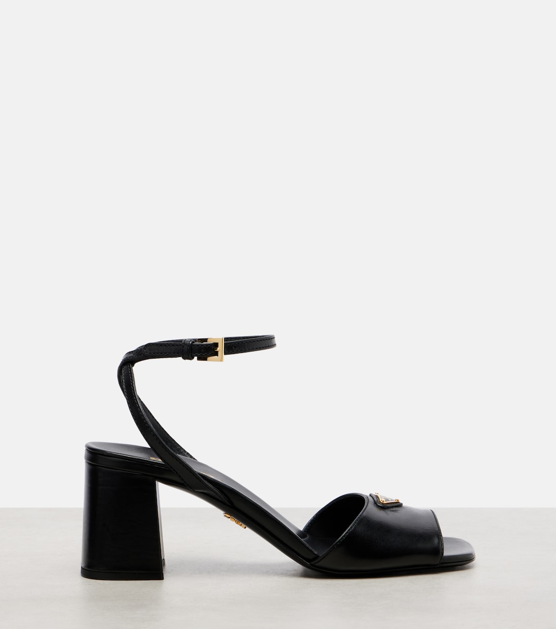 Leather slingback sandals | Prada