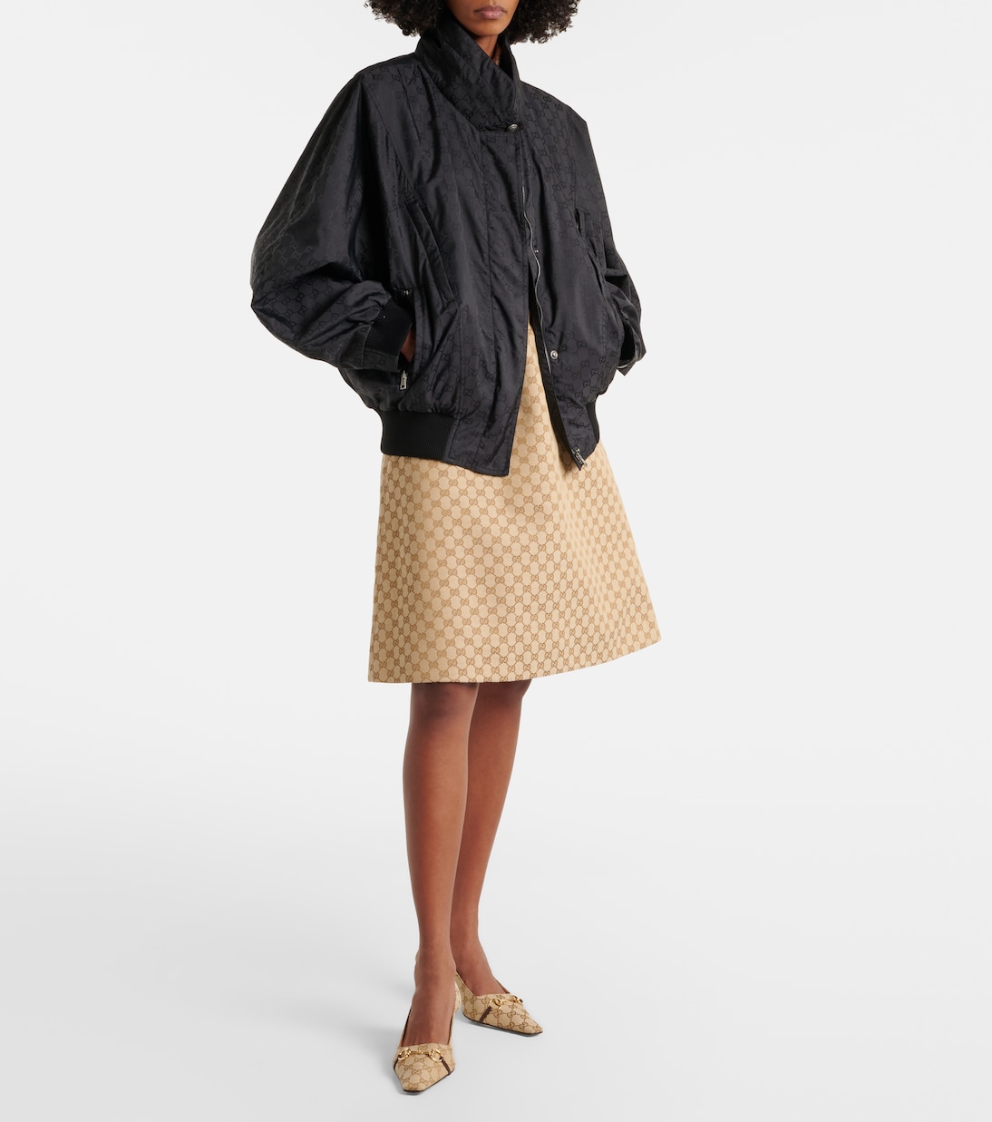 GG cotton-trimmed jacket | Gucci