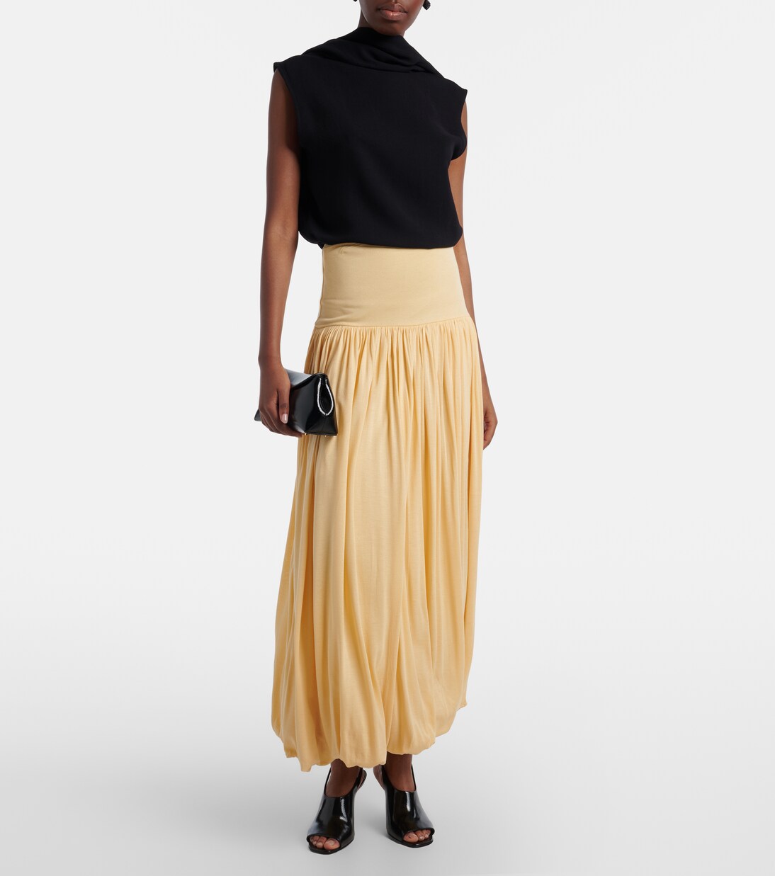 Jupe midi en jersey | Toteme