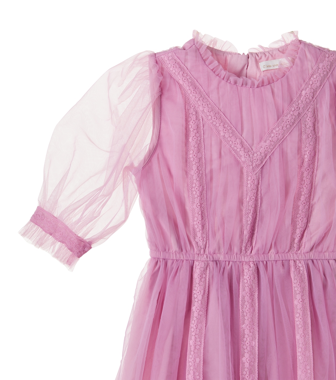 Donna lace-trimmed tulle dress | C'era Una Volta