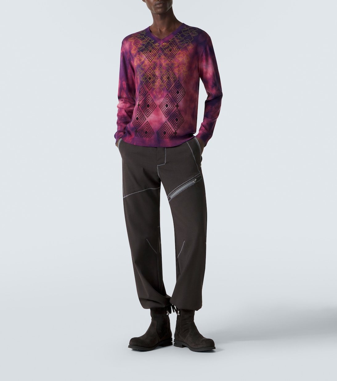 Hatha tie-dye wool sweater | Kiko Kostadinov
