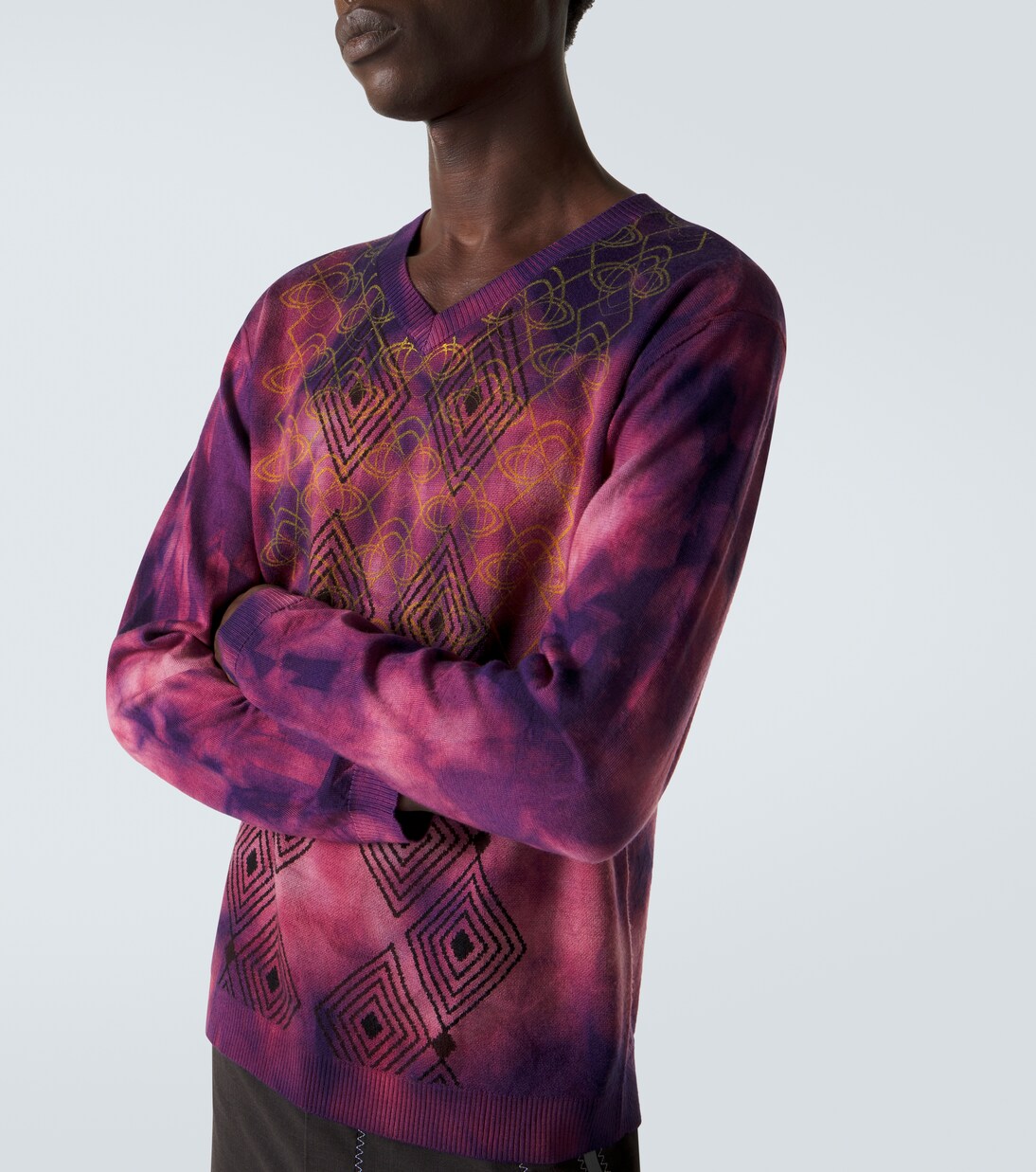 Hatha tie-dye wool sweater | Kiko Kostadinov