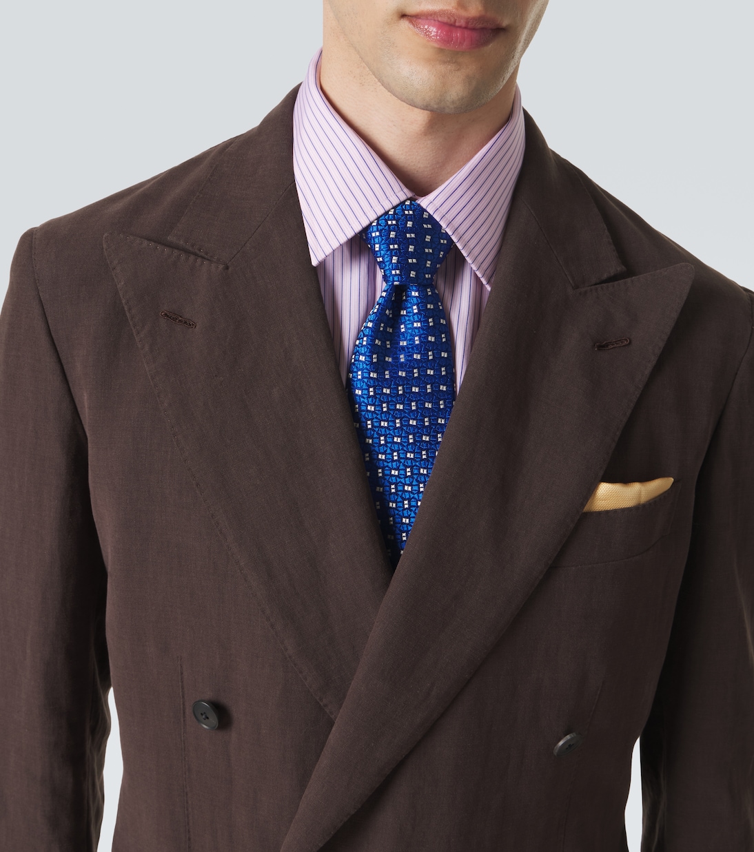 Silk jacquard tie | Charvet