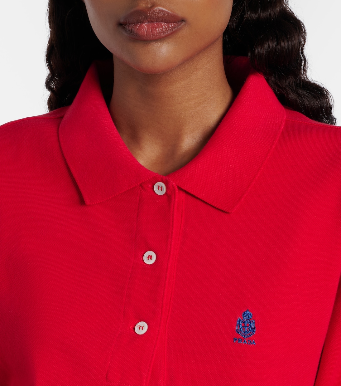 Polohemd aus Baumwoll-Piqué | Prada