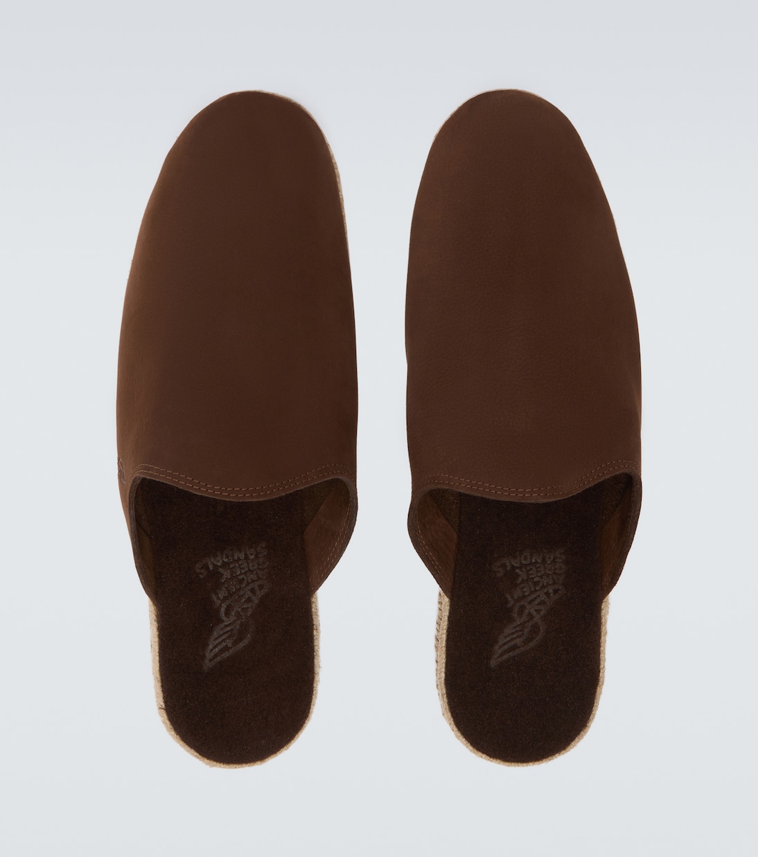 Fimos leather espadrille mules | Ancient Greek Sandals