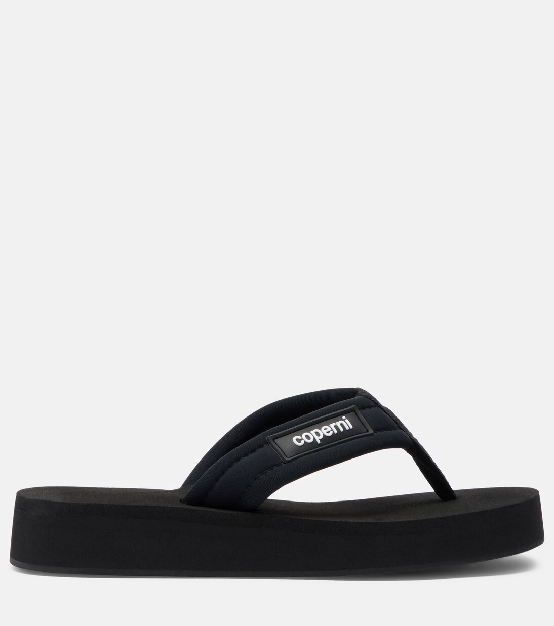 Logo platform thong sandals | Coperni