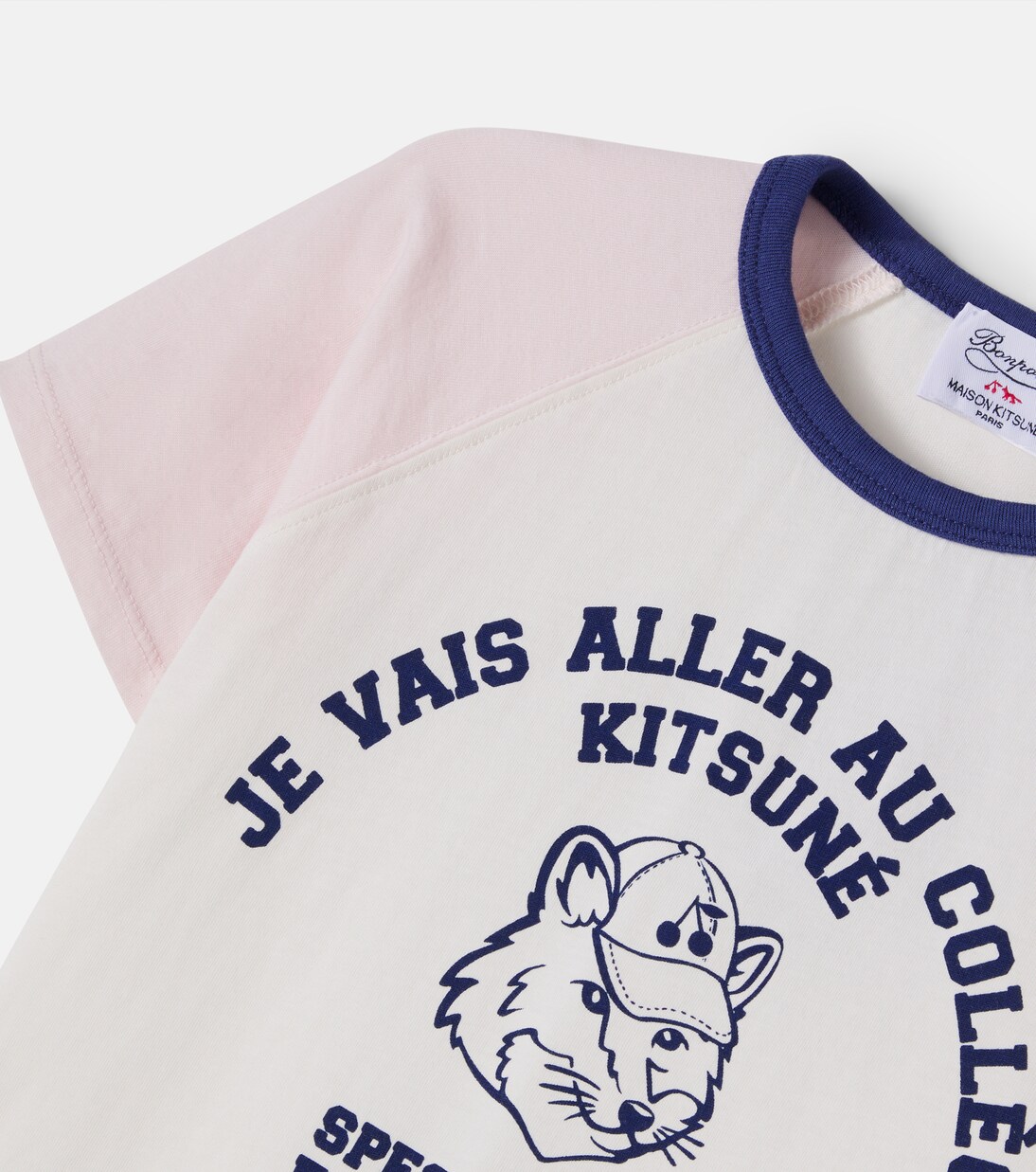 x Kitsuné Lulu printed cotton jersey T-shirt | Bonpoint