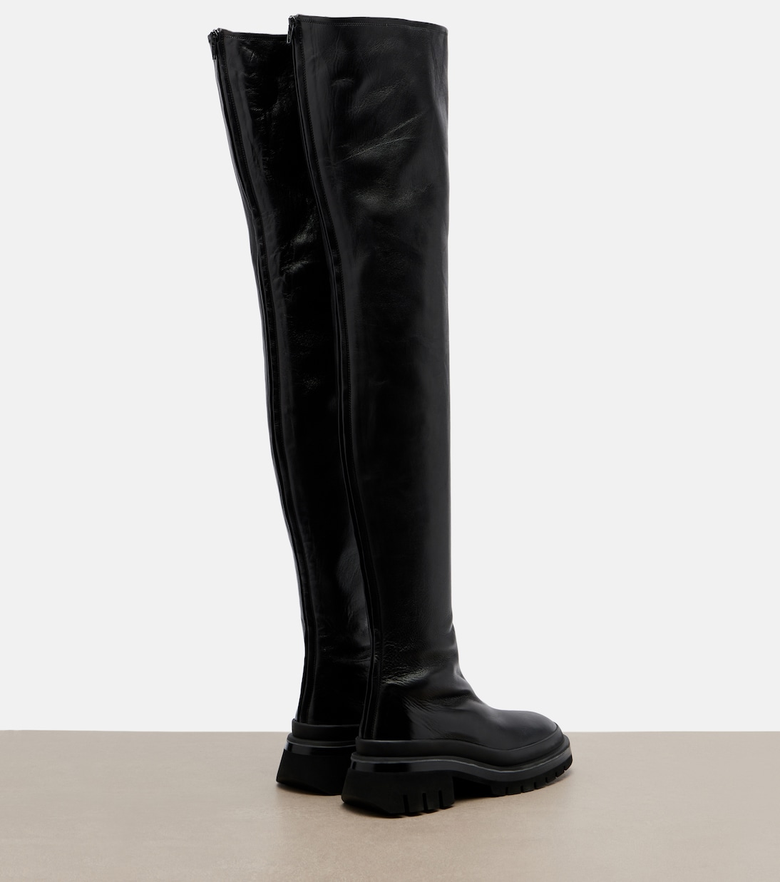 Cuissardes Fallon en cuir | Khaite