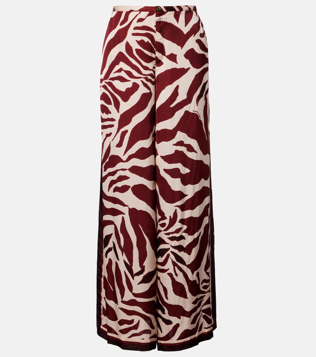 Clea animal-print palazzo pants | Poupette St Barth