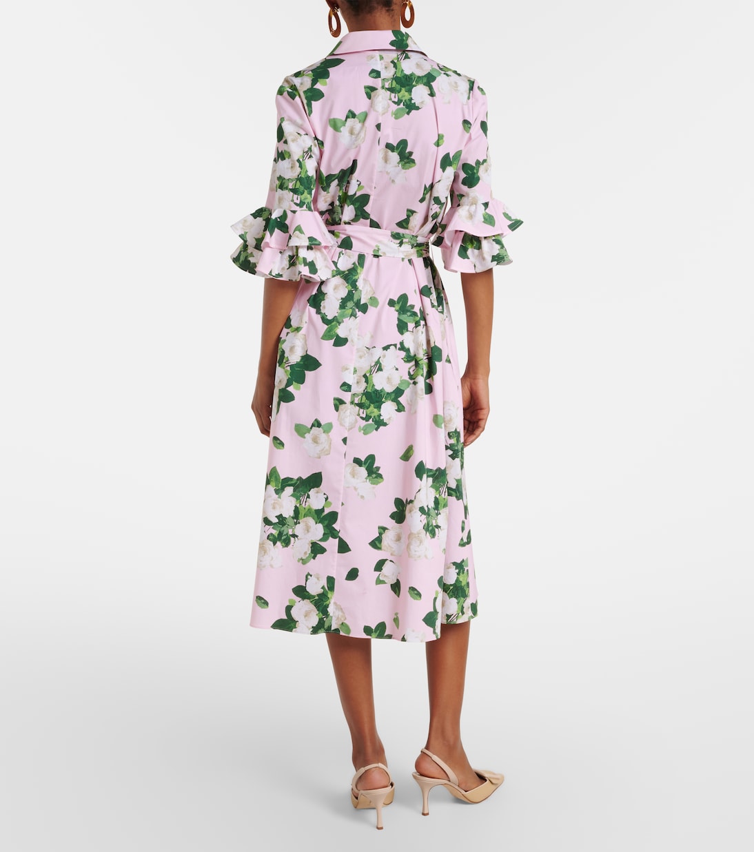 Abito chemisier in misto cotone | Carolina Herrera