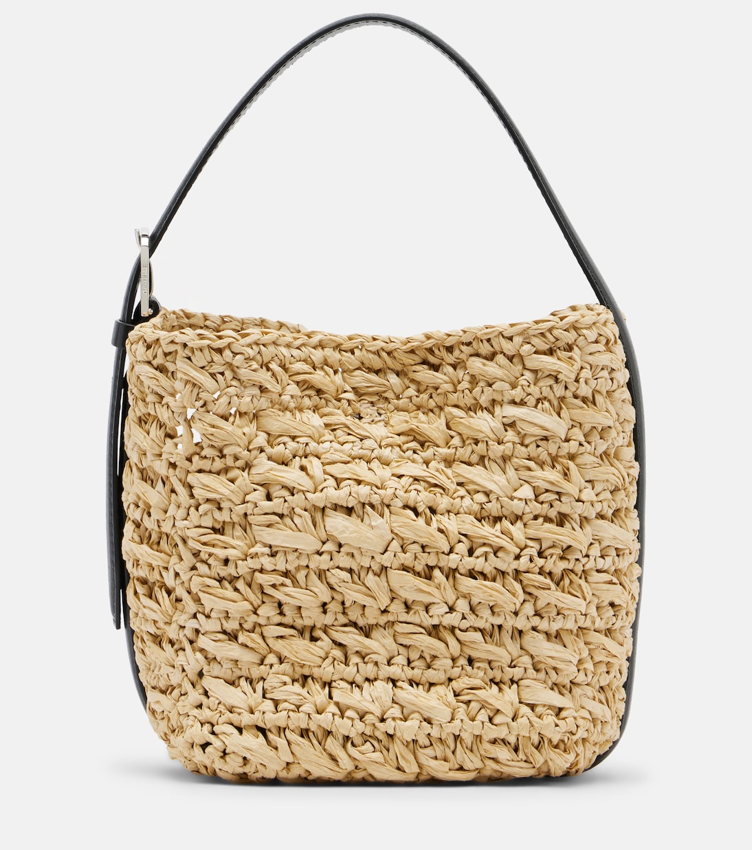 Belted Small raffia top-handle bag | Toteme
