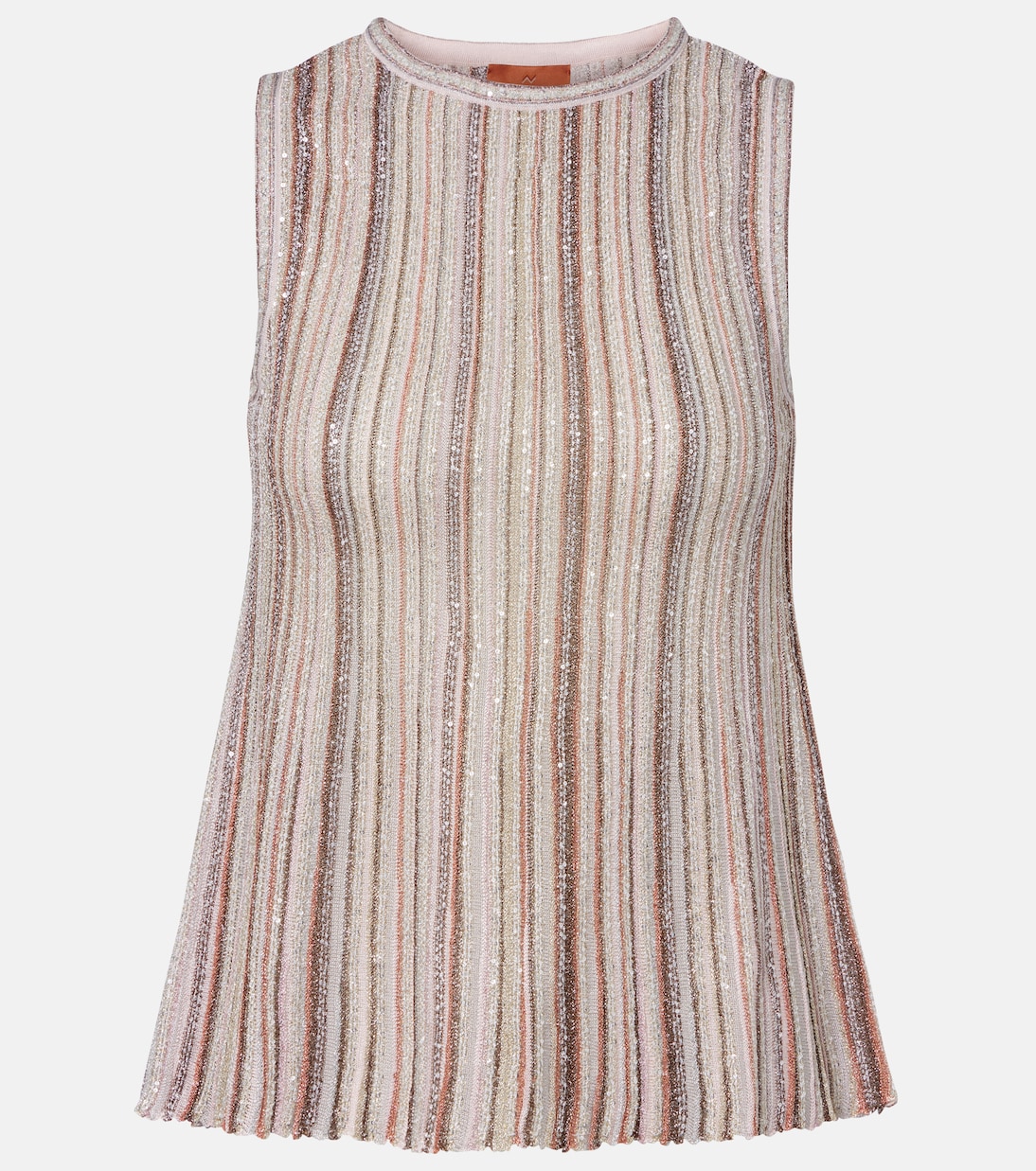 Striped lamé top | Missoni
