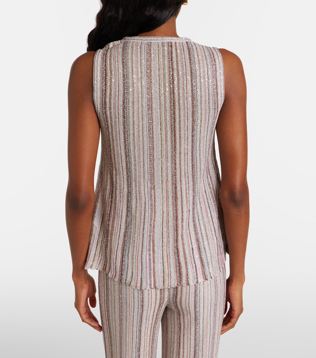 Striped lamé top | Missoni