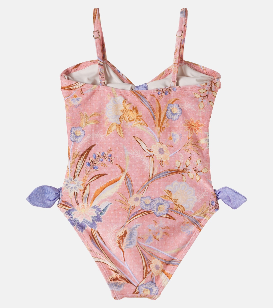 Indra bow-detail floral swimsuit  | Zimmermann Kids