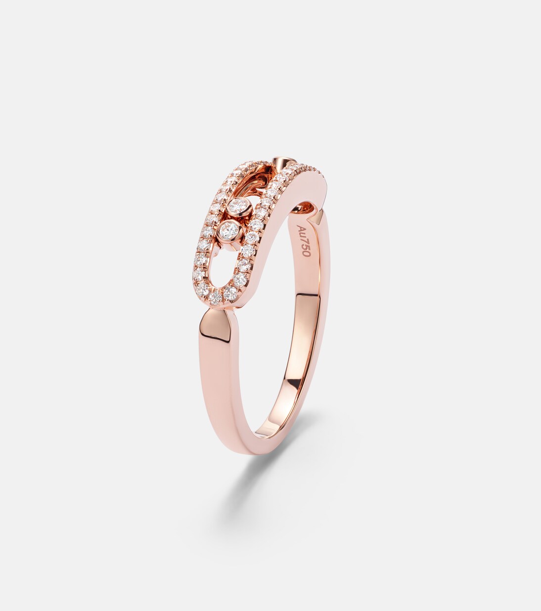 Ring Baby Move aus 18kt Roségold mit Diamanten | Messika