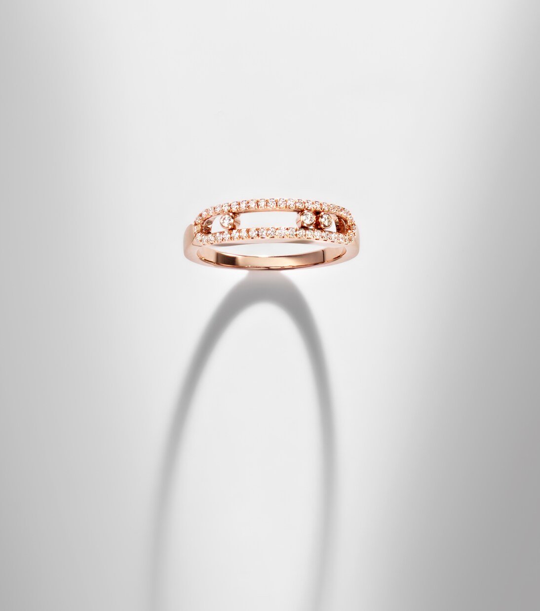 Ring Baby Move aus 18kt Roségold mit Diamanten | Messika