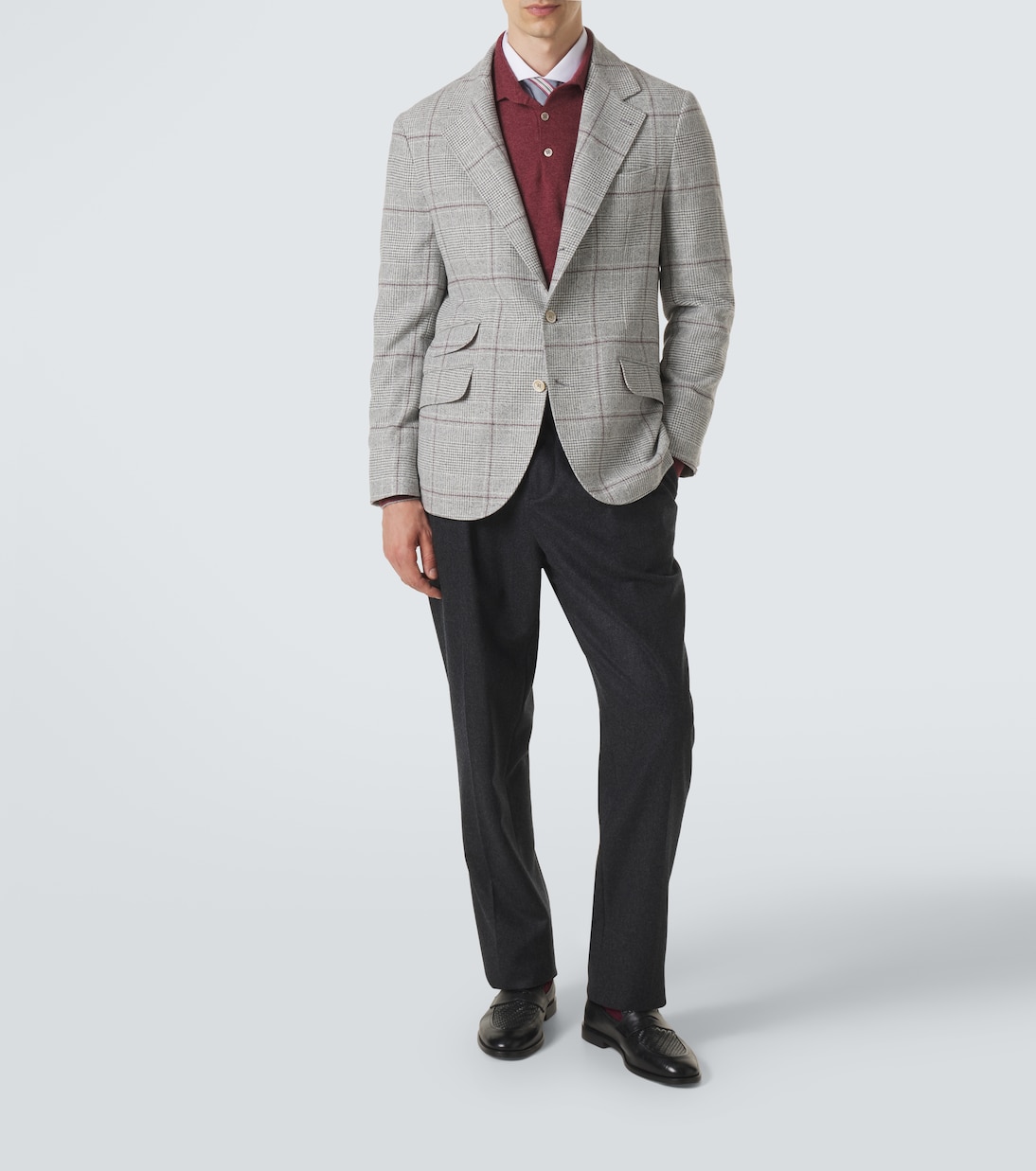 울 슬림 팬츠 | Brunello Cucinelli