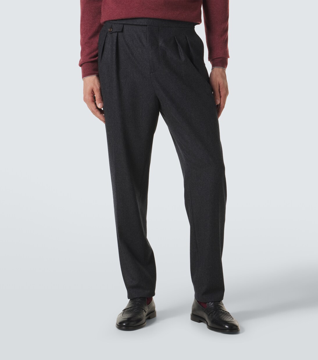 울 슬림 팬츠 | Brunello Cucinelli