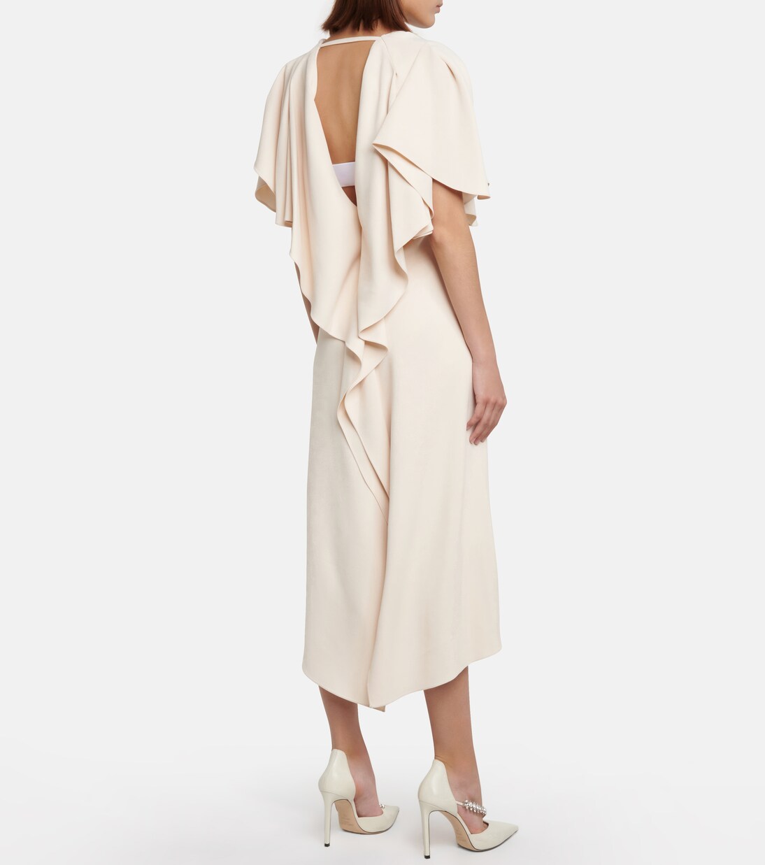 Robe midi Dolen en crêpe | Roland Mouret