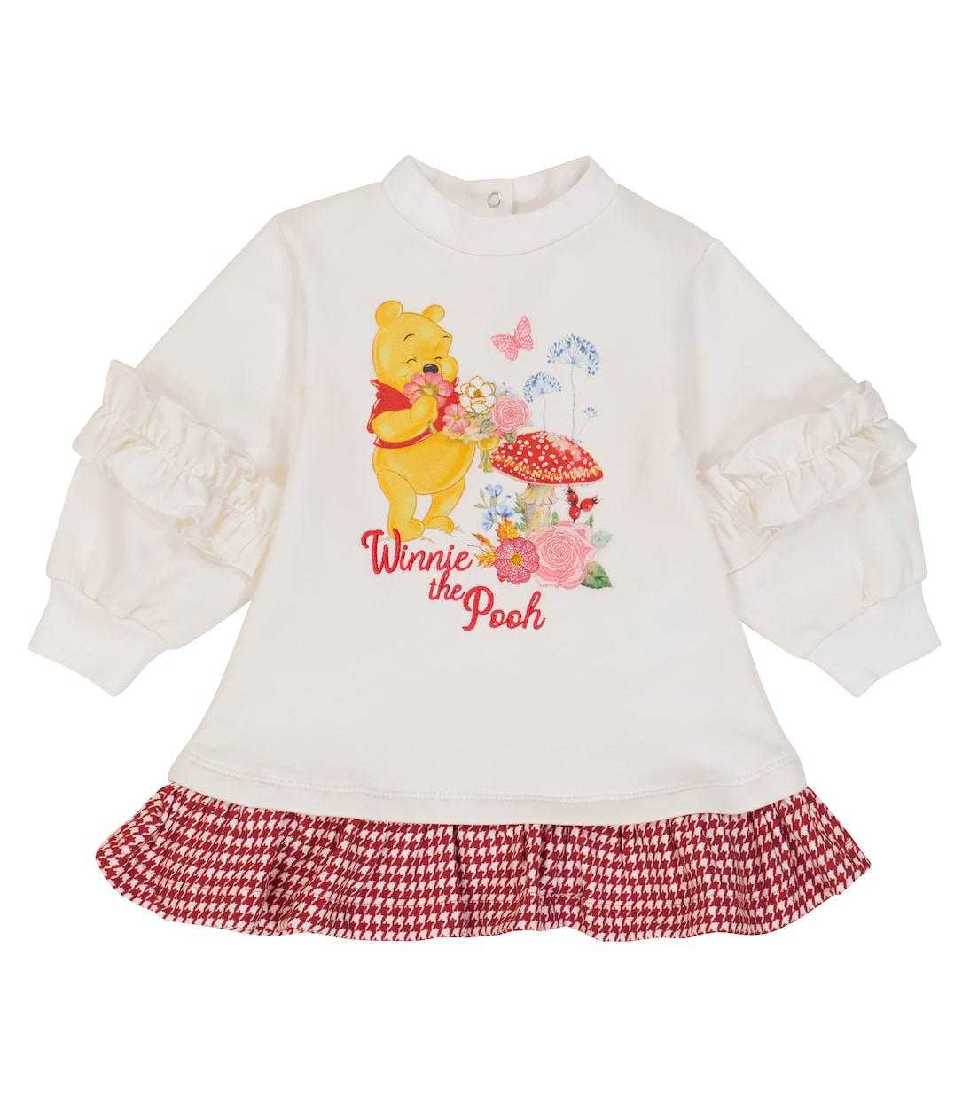 x Disney® Baby cotton sweatshirt dress | Monnalisa