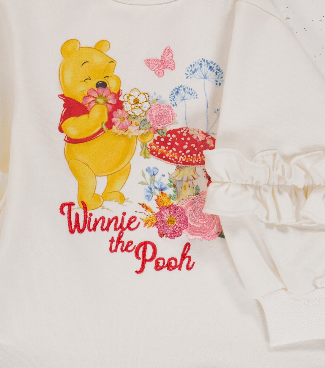 x Disney® Baby cotton sweatshirt dress | Monnalisa