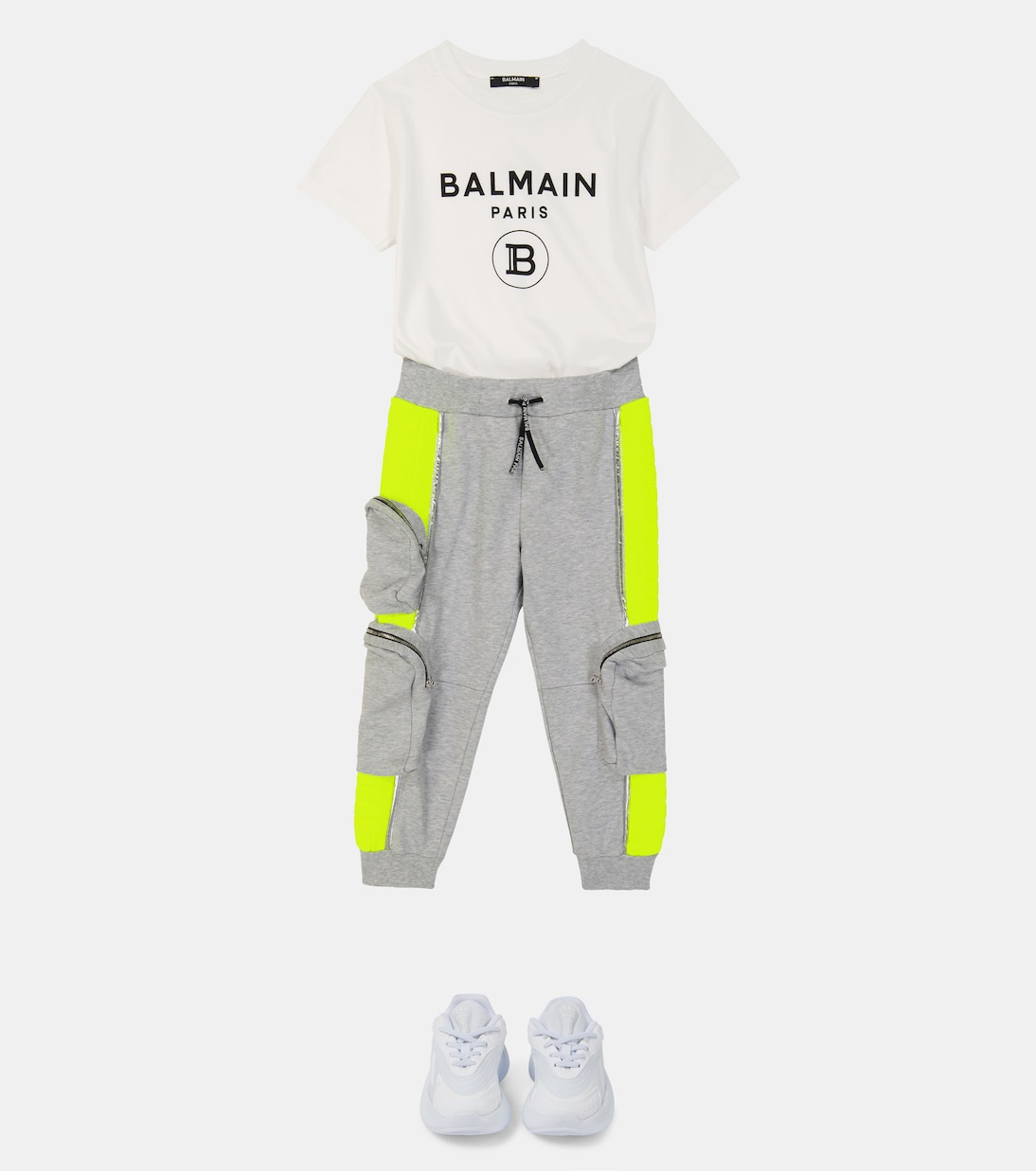 Cotton cargo pants | Balmain Kids