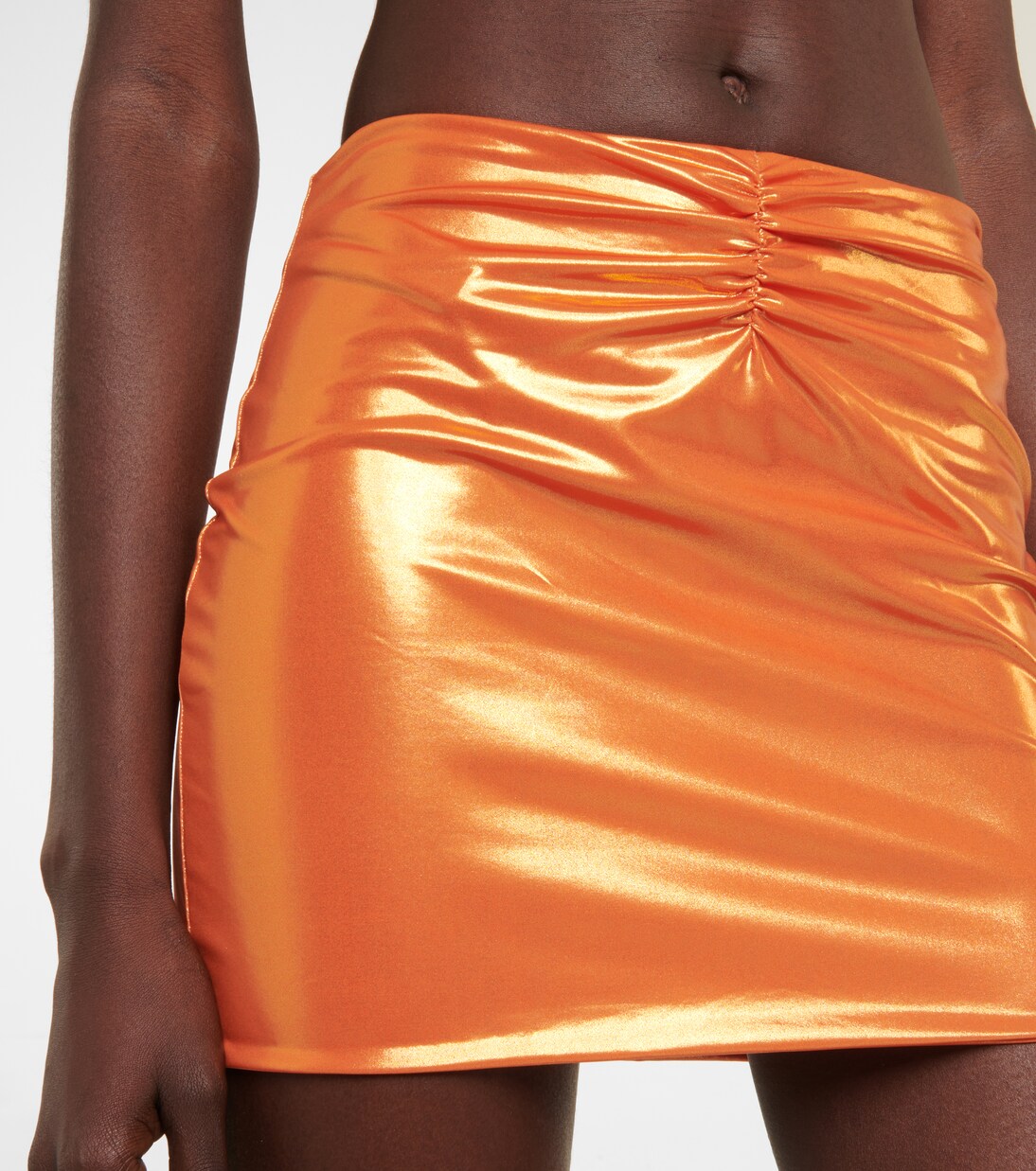 Minirock in Metallic-Optik | Alessandra Rich