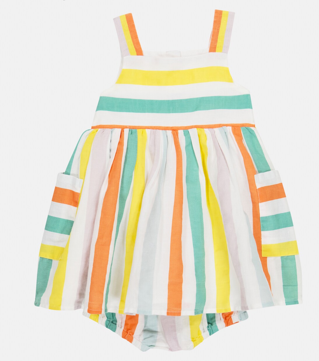 Baby striped dress and bloomers set | Stella McCartney Kids