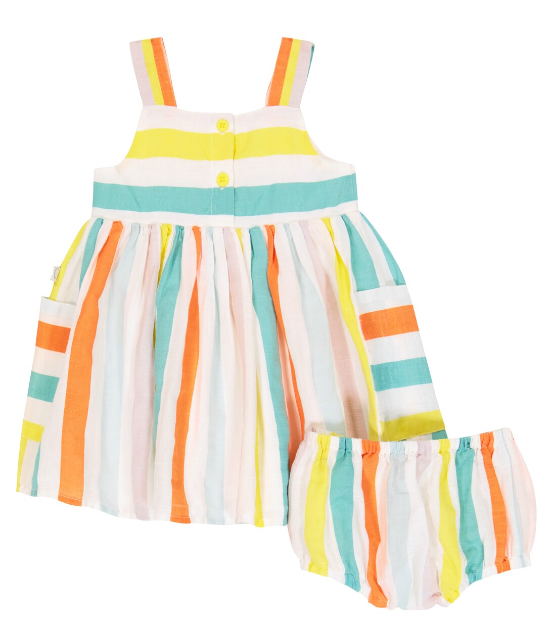 Baby striped dress and bloomers set | Stella McCartney Kids
