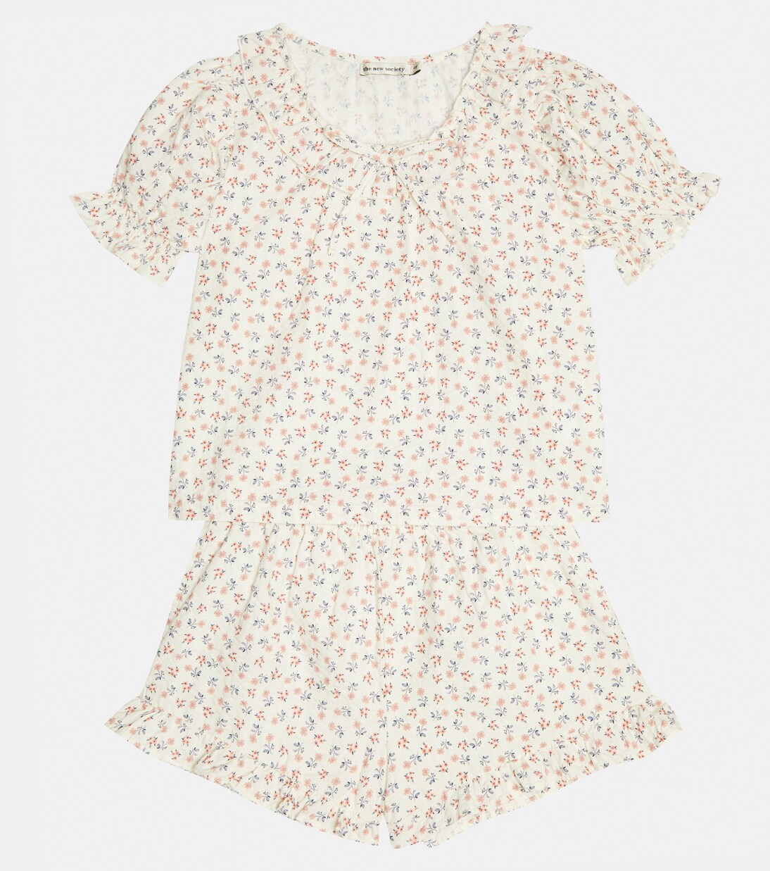 Judah floral cotton shorts | The New Society