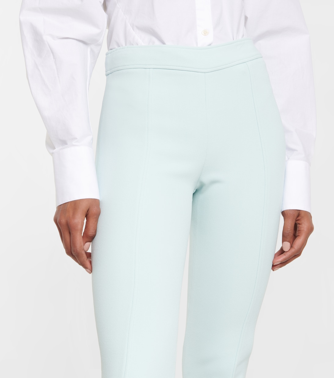 High-Rise-Hose aus Crêpe | Proenza Schouler