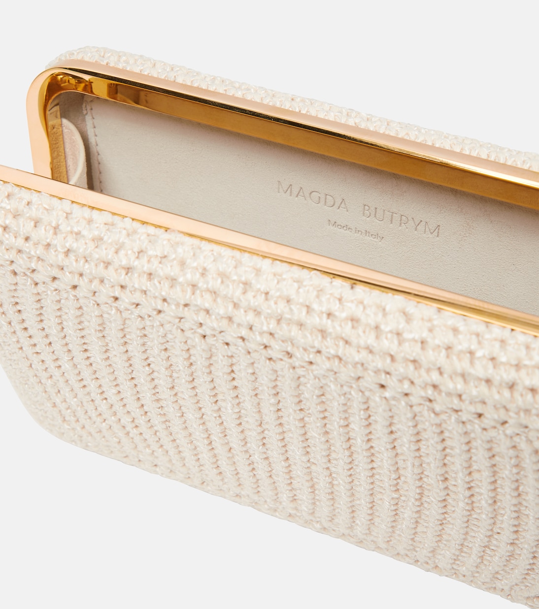 Clutch Lelia in crochet con frange | Magda Butrym