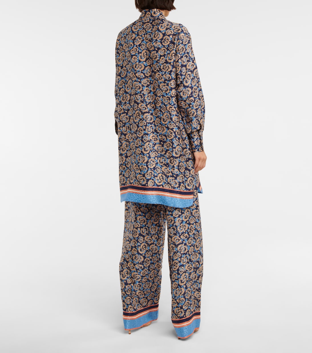 Hemd aus Seiden-Jacquard | Ferragamo