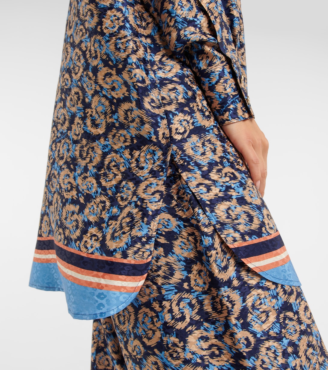 Hemd aus Seiden-Jacquard | Ferragamo