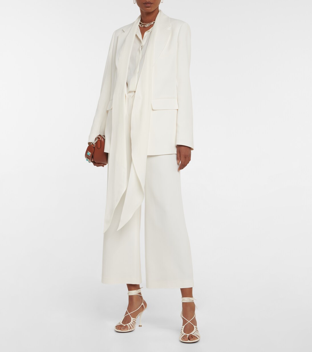 Pleated high-rise cropped pants | Etro