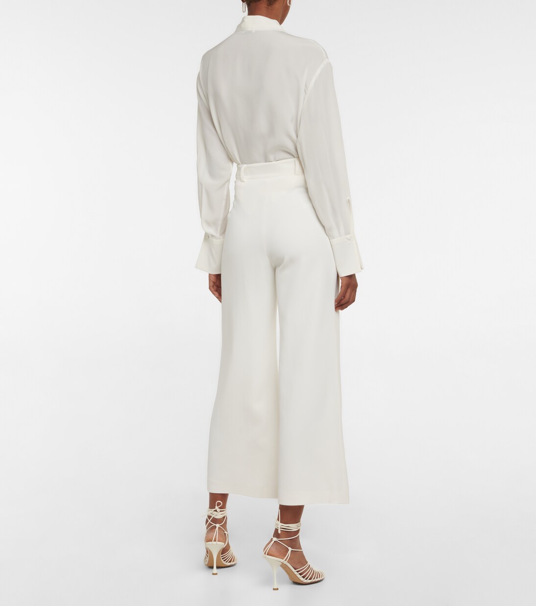 Pleated high-rise cropped pants | Etro