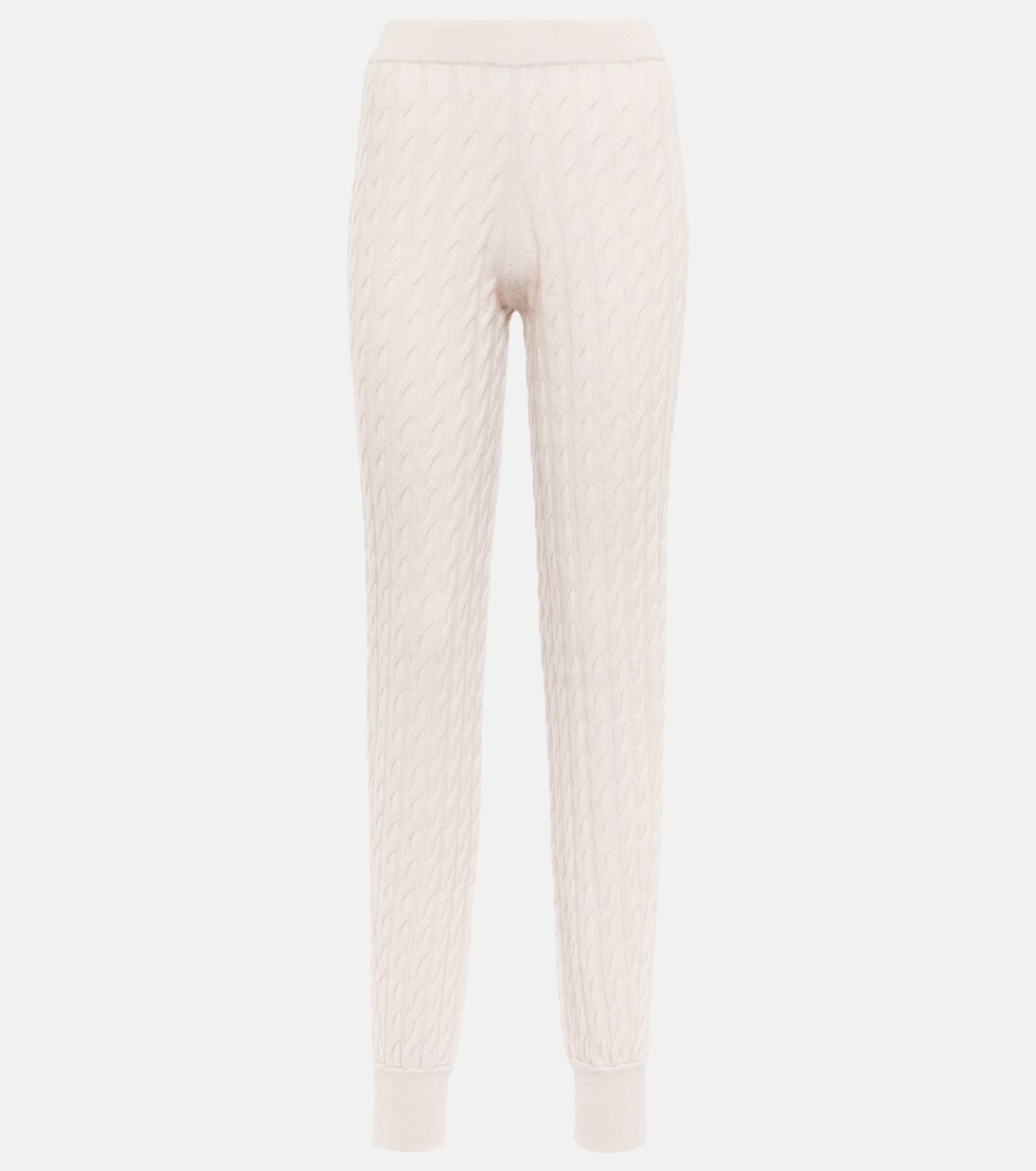 Cable-knit cashmere pants | Jardin des Orangers