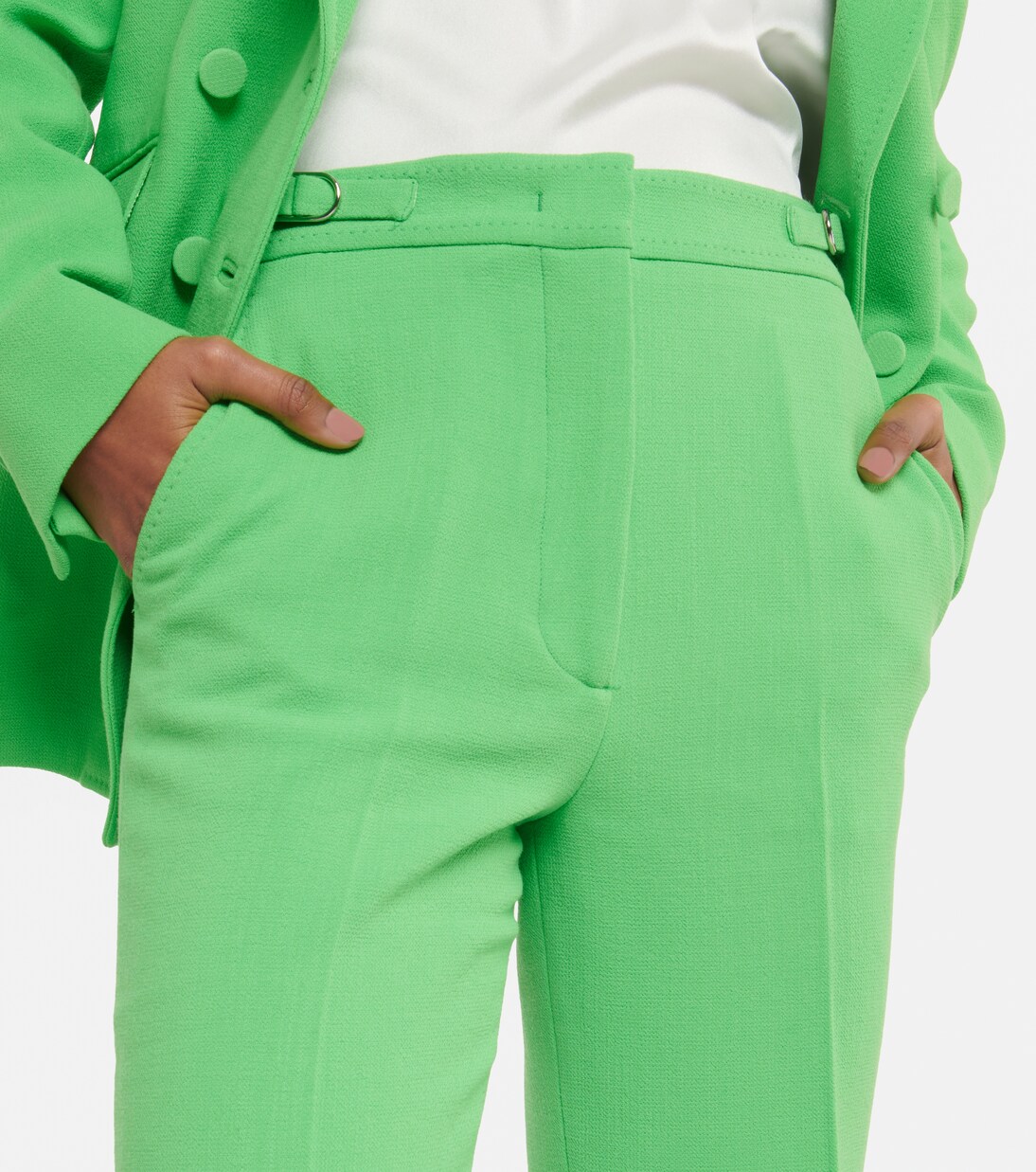 High-Rise-Hose Vesta aus Schurwolle | Gabriela Hearst