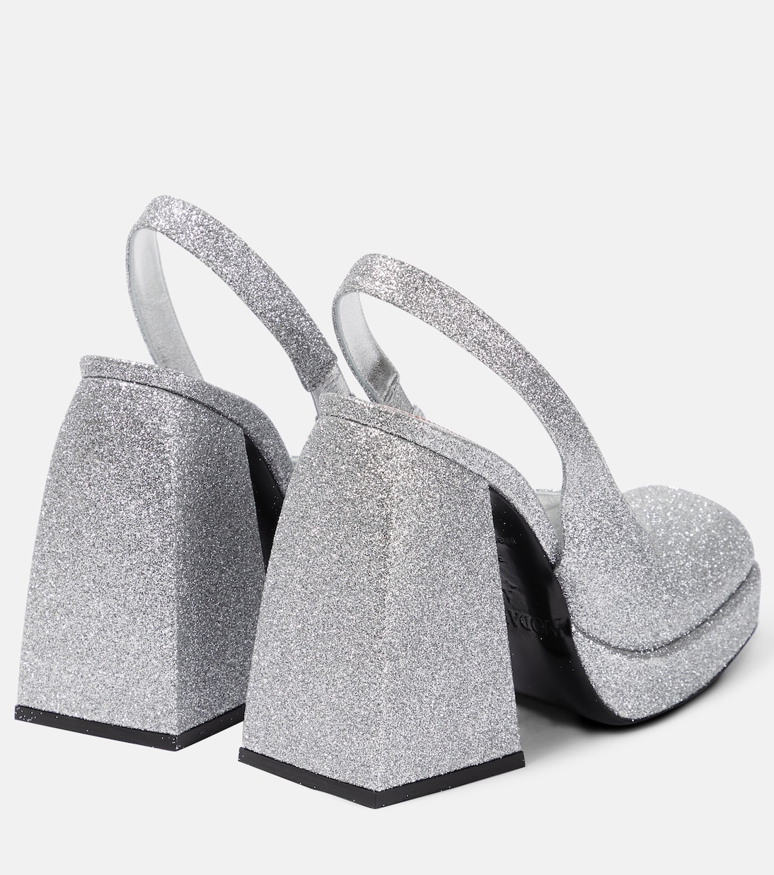 Plateau-Pumps Bulla Jill mit Glitter | Nodaleto