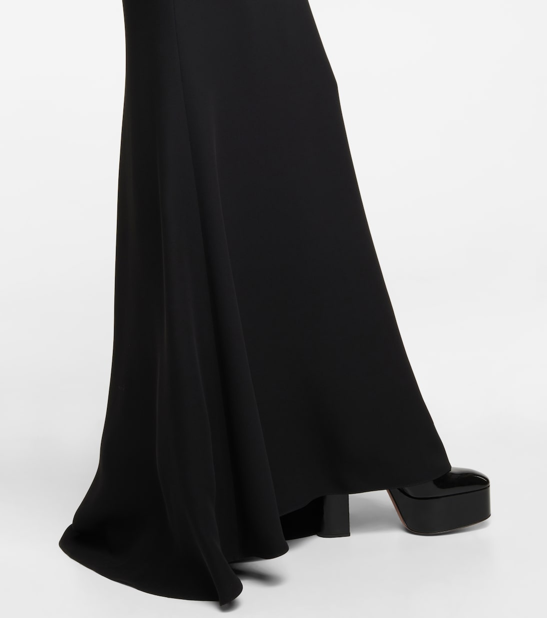 Falda larga de seda | Valentino
