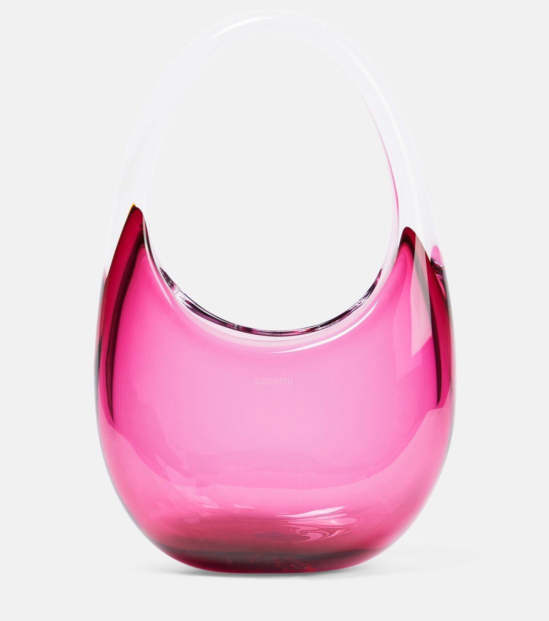 Schultertasche Swipe Mini aus Glas | Coperni