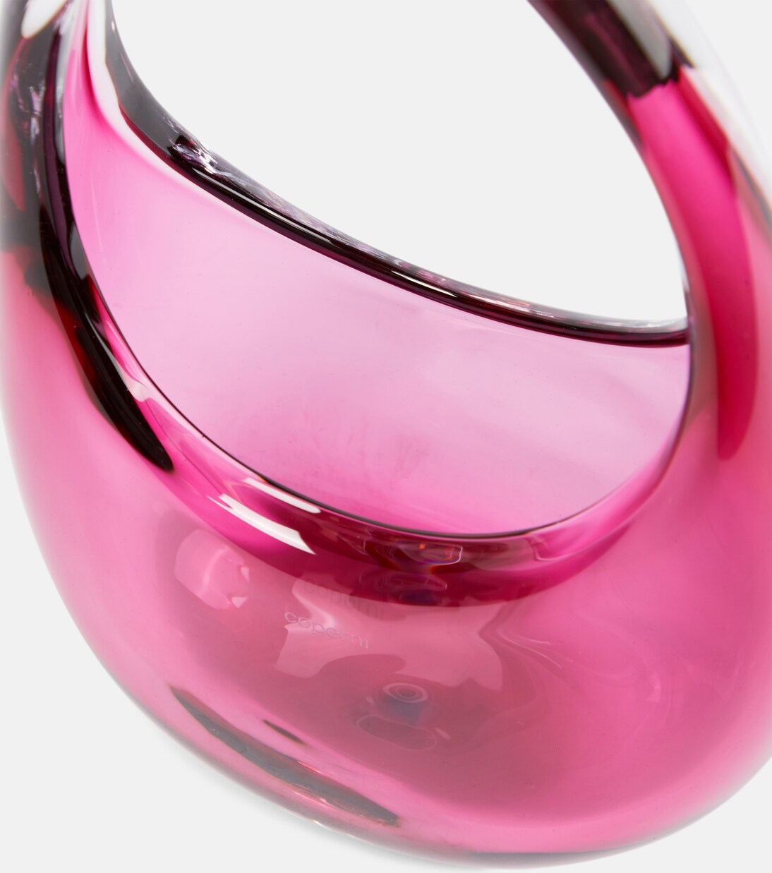 Schultertasche Swipe Mini aus Glas | Coperni