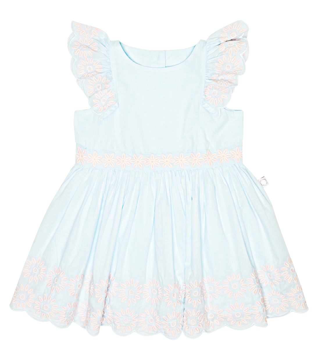 Baby - Abito in cotone con ricamo | Stella McCartney Kids