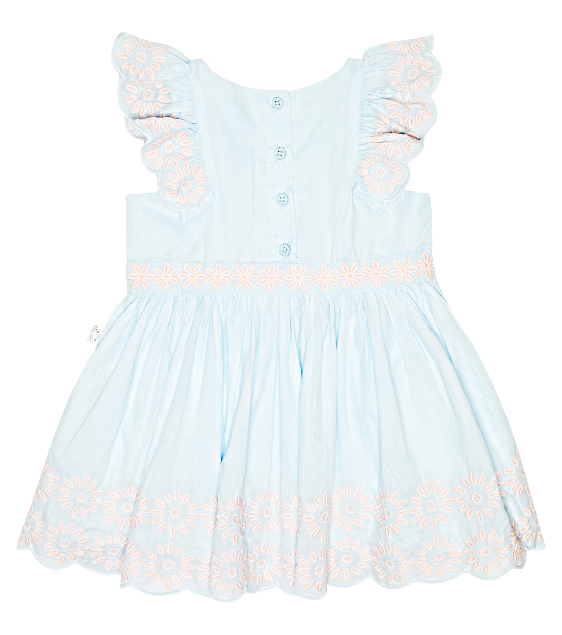 Baby - Abito in cotone con ricamo | Stella McCartney Kids
