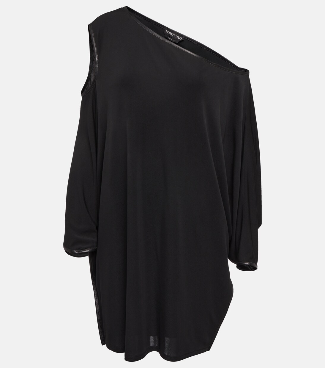 Draped crêpe jersey minidress | Tom Ford