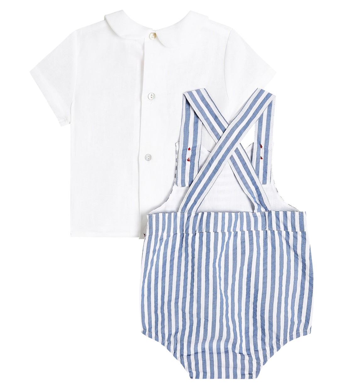 Baby - Tuta corta Marina e camicia Jazmin | La Coqueta